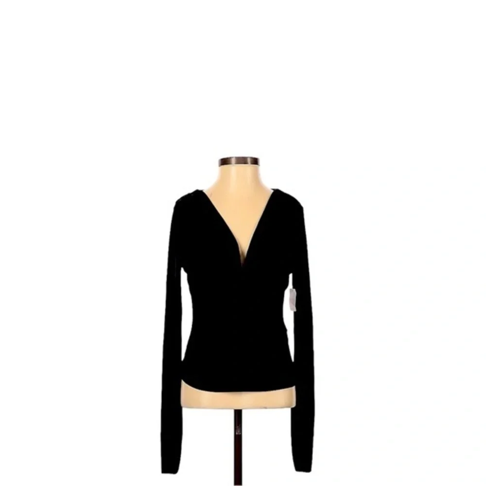 FREE PEOPLE INTIMATELY V-NECK LONG SLEEVE TOP